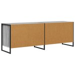 vidaXL Meuble TV Gris Sonoma 140 x 36 x 49.5 cm Bois d'ingénierie