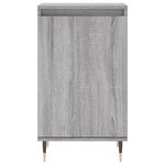 vidaXL Buffets 2 Pièces sonoma gris 40x35x70 cm bois d'ingénierie