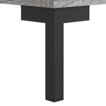 vidaXL Buffet haut Sonoma gris 34 5x34x180 cm Bois d'ingénierie