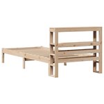 vidaXL Cadre de lit sans matelas 75x190 cm bois de pin massif