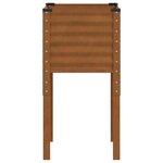 vidaXL Jardinière 45x45x88 cm acier résistant aux intempéries