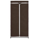 vidaXL 2 Pièces Garde-robes Marron 75x50x160 cm