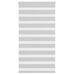 vidaXL Store zèbre gris clair largeur du tissu 65 9 cm polyester