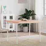 vidaXL Dessus de table 90x90x4 cm carré bois massif de hêtre