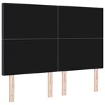 Tête de lit vidaXL Design Simple Gris Foncé 140 cm en Tissu Velours Côtelé