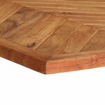 vidaXL Table à manger 140x70x75 cm bois massif d'acacia