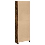 vidaXL Bibliothèque chêne fumé 57x28 5x174 cm bois d'ingénierie