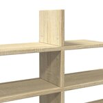 vidaXL Étagère murale chêne sonoma 124 5x18x60 5 cm bois d'ingénierie