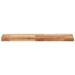 vidaXL Étagères flottantes 3 Pièces 100x20x4 cm acacia massif à l'huile