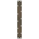 vidaXL Pieds de table basse en U  2 pièces  acier naturel  50 x (30-31) cm