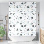 vidaXL Store enrouleur de douche avec cassette largeur du tissu 146 cm