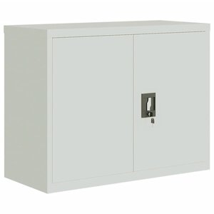 vidaXL Classeur gris clair 90x40x70 cm acier