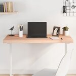 vidaXL Dessus de bureau 100x50x4 cm bois massif de hêtre
