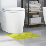 Tapis de bain U en forme de U vert 50x50 cm en polypropylène antidérapant