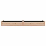 vidaXL Lit surélevé de jardin doublure 240x60x25 cm bois massif sapin
