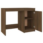 vidaXL Bureau Chêne marron 100x50x76 cm Bois d'ingénierie