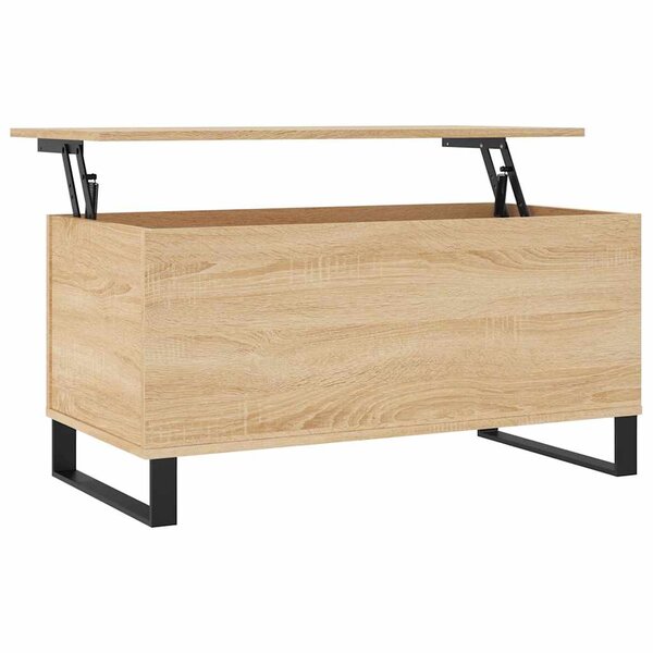 vidaXL Table basse Chêne sonoma 90x44 5x45 cm Bois d'ingénierie
