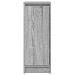 vidaXL Armoire à chaussures sonoma gris 29 5x34x76 cm bois ingénierie