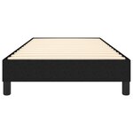 vidaXL Cadre de lit Noir 90x200 cm Tissu