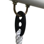 AXI Balançoire siège pour bébé Métal 146x94x118 cm Anthracite et crème