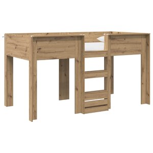 vidaXL Lit Superposé pour Enfants Chêne artisanal 90 x 200 cm