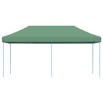 vidaXL Tente de fête 292 x 580 x 315 cm Vert Tissu Oxford