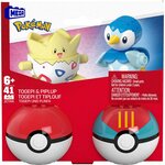 Mattel JCT44 - MEGA Coffret Pokémon Togepi et Tiplouf