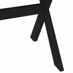vidaXL Table à manger NOAIN pieds en forme de X 160x90x75cm massif pin