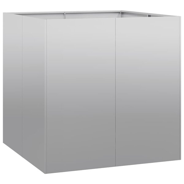 vidaXL Jardinière 80x80x80 cm acier galvanisé