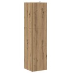 vidaXL Armoire d'angle chêne artisanal 33x33x132 cm bois d'ingénierie
