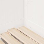 vidaXL Lit de jour avec gigogne et tiroirs sans matelas blanc 90x200cm