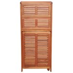 vidaXL Mobilier de bistro pliable 3 Pièces Bois d'acacia solide