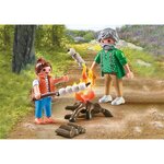 PLAYMOBIL 71513 - my Life Grand-père avec petite fille et feu de camp