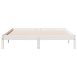 vidaXL Cadre de lit extra long sans matelas 140x220 cm bois massif pin