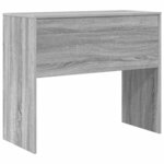 vidaXL Bureau Sonoma gris 90 x 40 x 76 cm Bois d'ingénierie