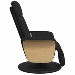 vidaXL Fauteuil de massage inclinable Noir 79 x 87 x 104 5 cm tissu