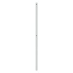 vidaXL Tête de lit métal blanc 150 cm
