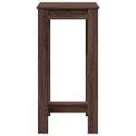 vidaXL Table de bar chêne marron 51x50x103 5 cm bois d'ingénierie