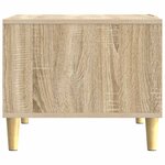 vidaXL Table basse Chêne Sonoma 50 x 49 x 40 cm Bois d'ingénierie