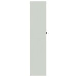 vidaXL Classeur gris clair 90x40x180 cm acier