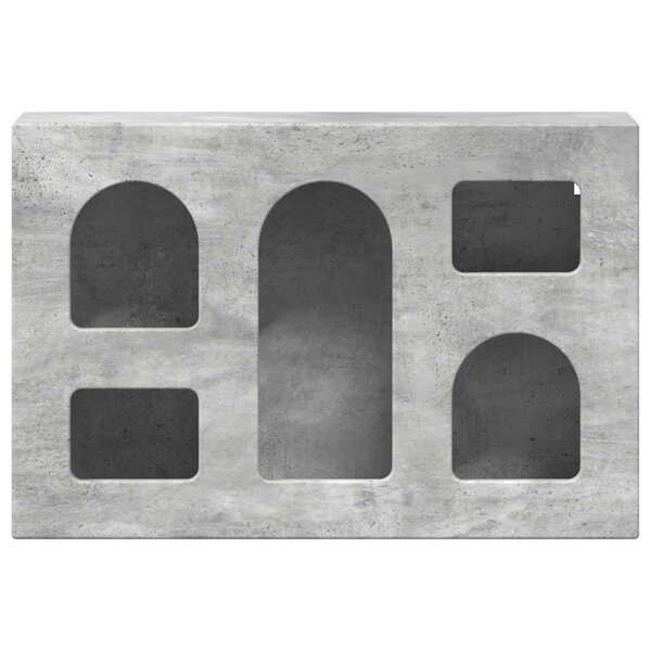 vidaXL Armoire suspendue Gris béton 60 x 20 x 40 cm Bois d'ingénierie