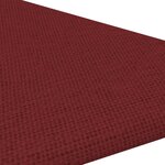 vidaXL Panneaux muraux 12 Pièces Rouge bordeaux 30x30 cm Tissu 0 54 m²