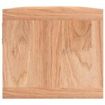 vidaXL Étagère murale avec paniers 62x18x16 cm Bois massif de noyer