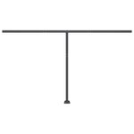 vidaXL Auvent automatique sur pied 450x300 cm Anthracite