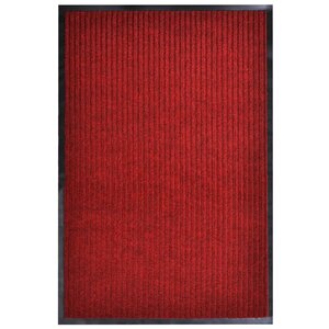 vidaXL Paillasson Rouge 117x220 cm PVC