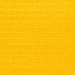 vidaXL Voile d'ombrage 160 g/m² rectangulaire jaune 2x3 5 m PEHD