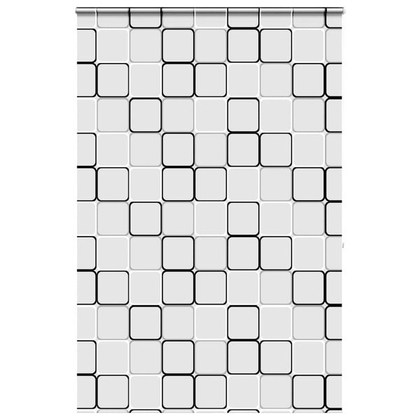 vidaXL Store enrouleur de douche avec cassette largeur du tissu 146 cm
