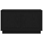 vidaXL Meuble TV Chêne noir 80 x 35 x 45 cm Bois d'ingénierie