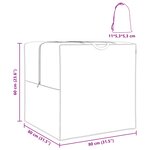 vidaXL Sac de stockage extérieur 80 x 80 x 60 cm Tissu Oxford 420D