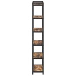 vidaXL Bibliothèque Chêne fumé 40 x 30 x 188 cm Bois d'ingénierie